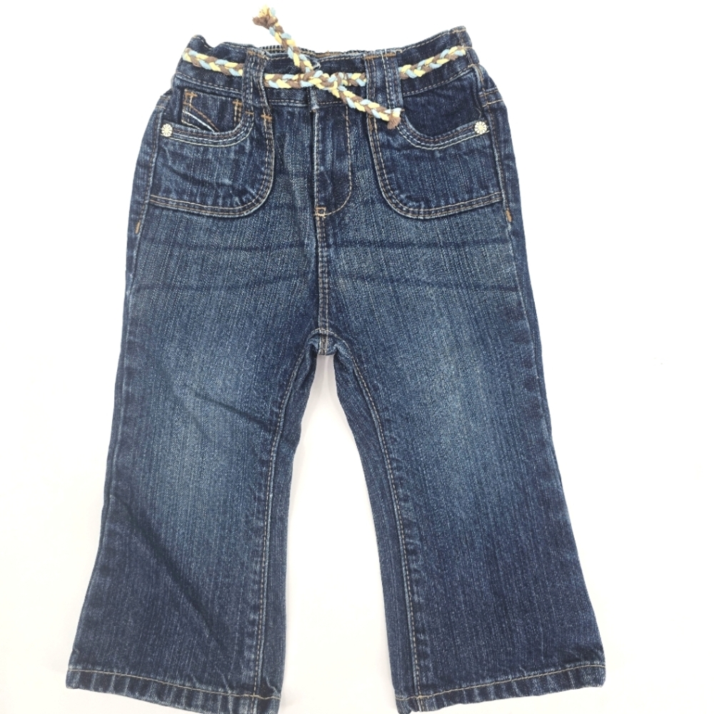 Genuine Kids Girl Denim Jeans Size 18 Months